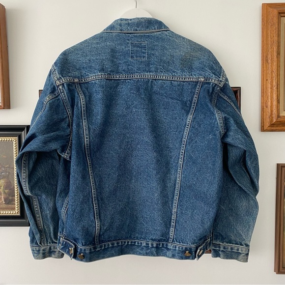 Vintage 90’s oversized denim jacket size m - Picture 4 of 8